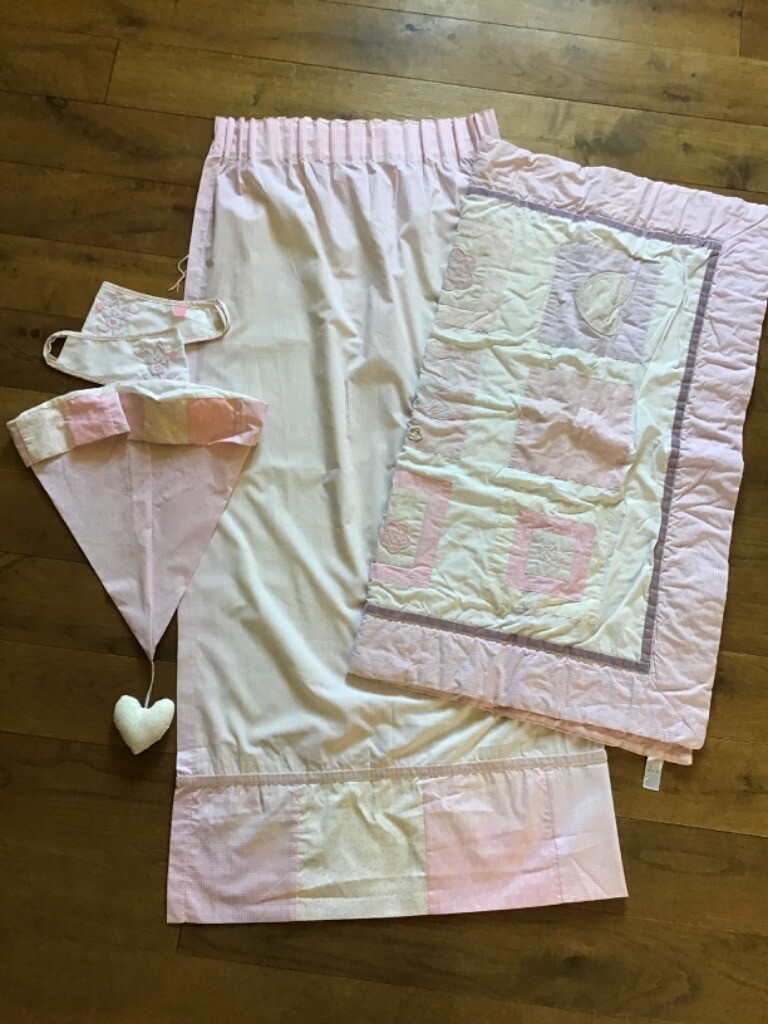 nursery curtains and lampshade set